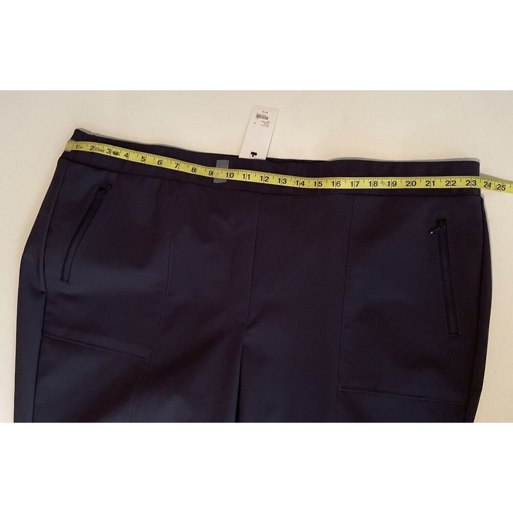 NWT Lane Bryant On The Go Pants PLUS 26 Ankle Mid-Rise Blue-Gray Pockets - Picture 10 of 14